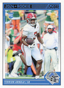 2024 Score Football Terrion Arnold #315 Rookie