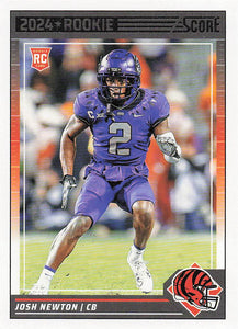 2024 Score Football Josh Newton #357 Rookie