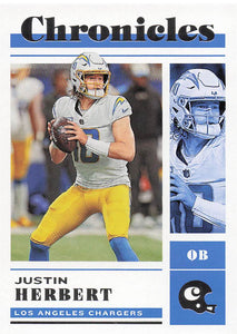 2022 Panini Chronicles Football Justin Herbert #14