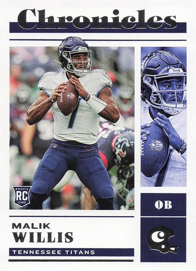 2022 Panini Chronicles Football Malik Willis #34 Rookie