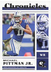 2022 Panini Chronicles Football Michael Pittman Jr. #11