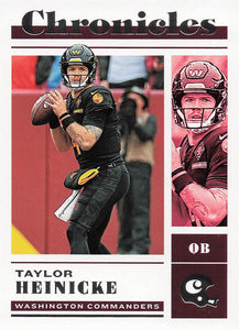 2022 Panini Chronicles Football Taylor Heinicke #20