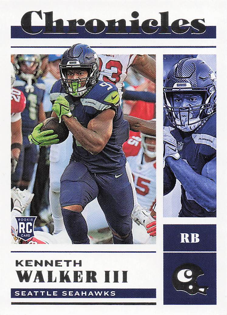 2022 Panini Chronicles Football Kenneth Walker III #42 Rookie
