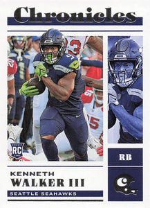 2022 Panini Chronicles Football Kenneth Walker III #42 Rookie