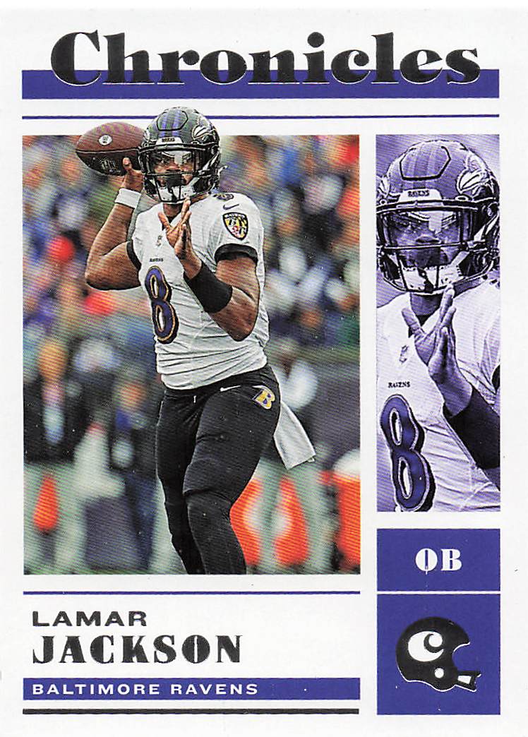 2022 Panini Chronicles Football Lamar Jackson #6