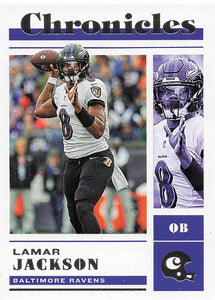 2022 Panini Chronicles Football Lamar Jackson #6