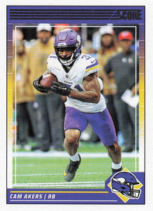 2024 Score Football Cam Akers #182