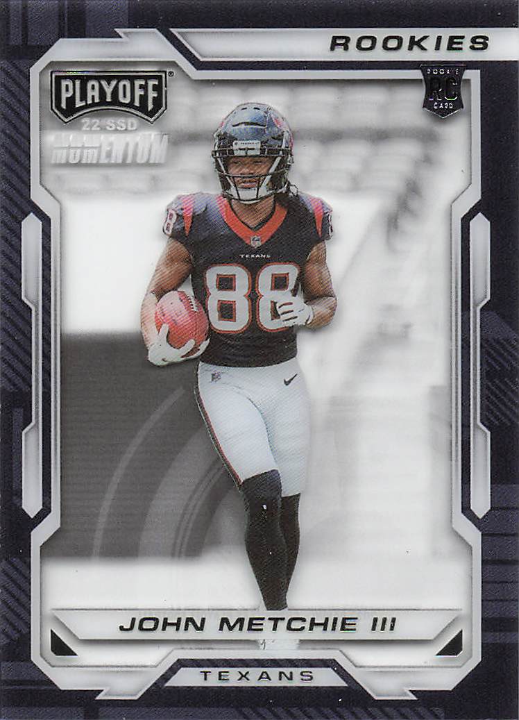 2022 Panini Chronicles Playoff Momentum Rookies John Metchie III #PMR-14