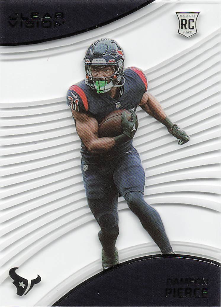 2022 Panini Chronicles Football Clear Vision Rookies Dameon Pierce #CVR-15