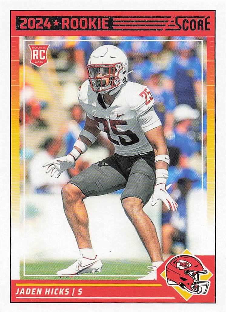 2024 Score Football Jaden Hicks #362 Rookie