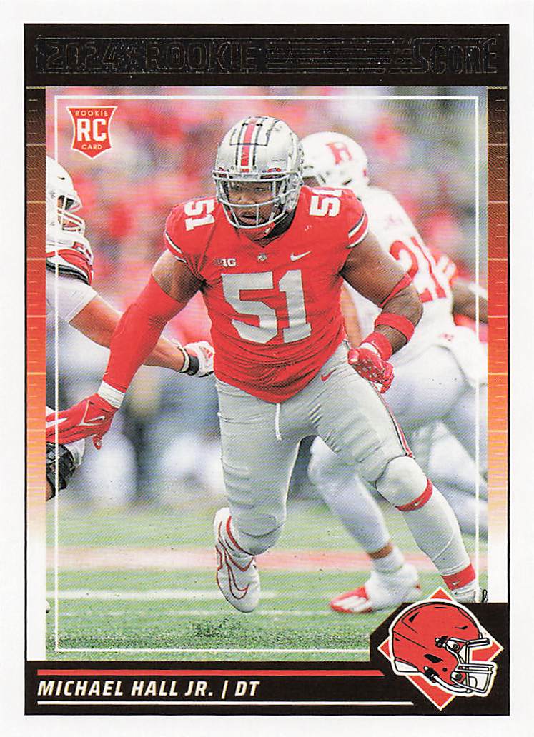 2024 Score Football Michael Hall Jr. #363 Rookie