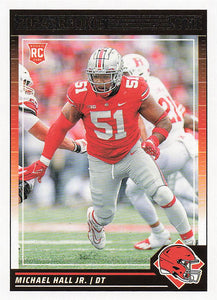 2024 Score Football Michael Hall Jr. #363 Rookie