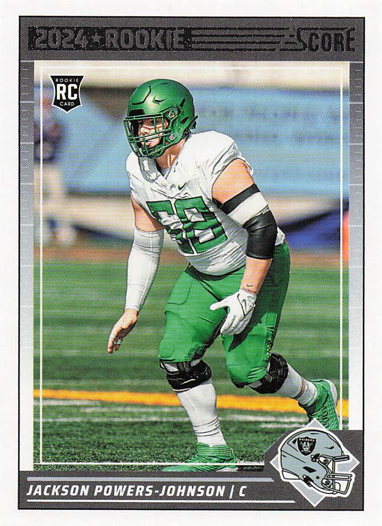 2024 Score Football Jackson Powers-Johnson #321 Rookie