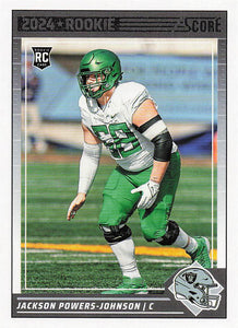 2024 Score Football Jackson Powers-Johnson #321 Rookie