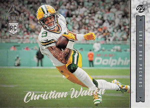 2022 Panini Chronicles Football Luminance Update Rookies Christian Watson #222
