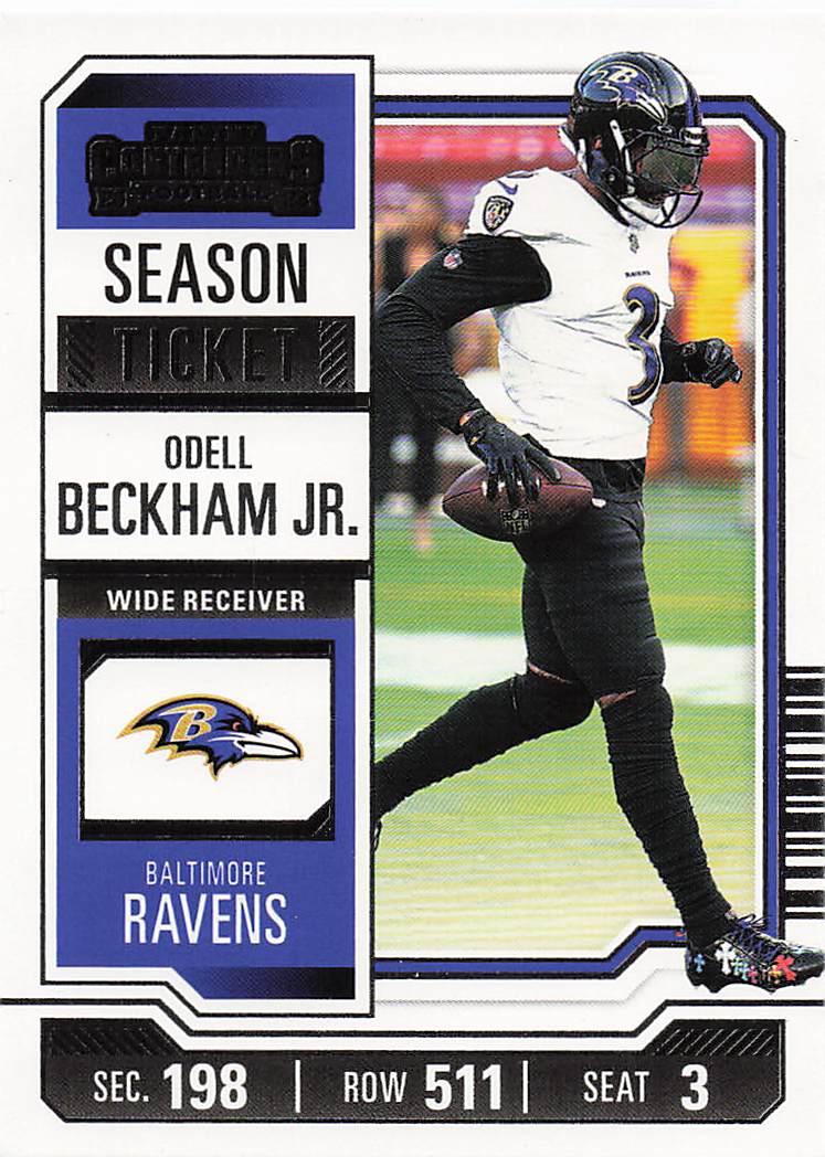 2023 Panini Contenders Football Season Ticket Retail Odell Beckham Jr. #10