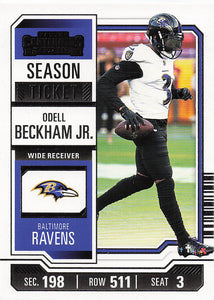 2023 Panini Contenders Football Season Ticket Retail Odell Beckham Jr. #10