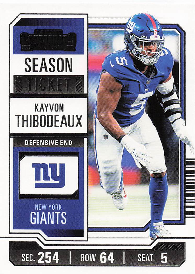 2023 Panini Contenders Football Season Ticket Retail Kayvon Thibodeaux #76