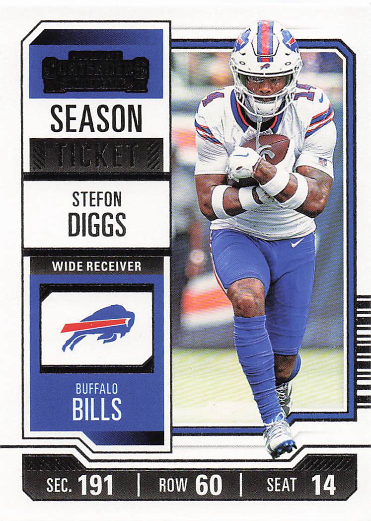 2023 Panini Contenders Football Season Ticket Retail Stefon Diggs #12