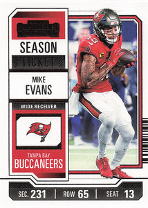 2023 Panini Contenders Football Season Ticket Retail Mike Evans #94