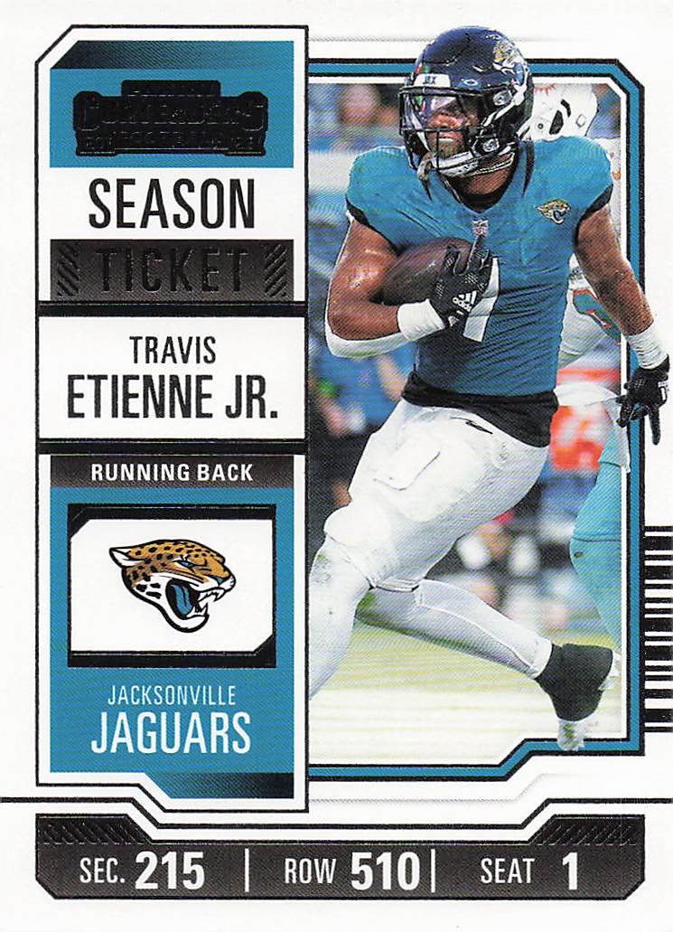 2023 Panini Contenders Football Season Ticket Retail Travis Etienne Jr. #47
