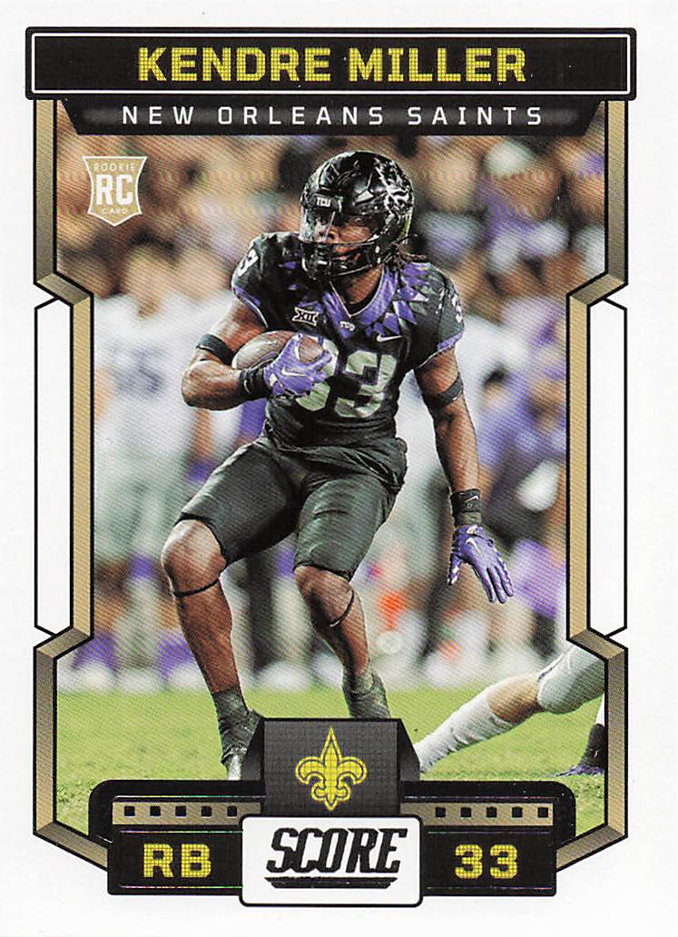 2023 Score Football Kendre Miller #321 Rookie