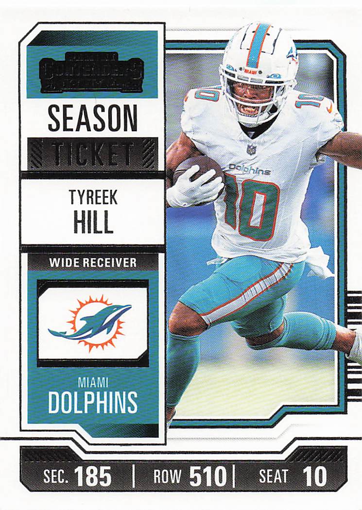 2023 Panini Contenders Football Tyreek Hill #65