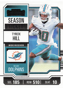 2023 Panini Contenders Football Tyreek Hill #65