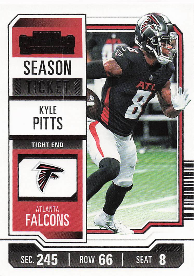 2023 Panini Contenders Football Season Ticket Retail Kyle Pitts #6