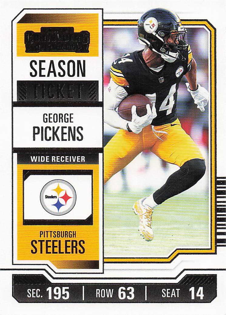 2023 Panini Contenders Football Retail George Pickens #82