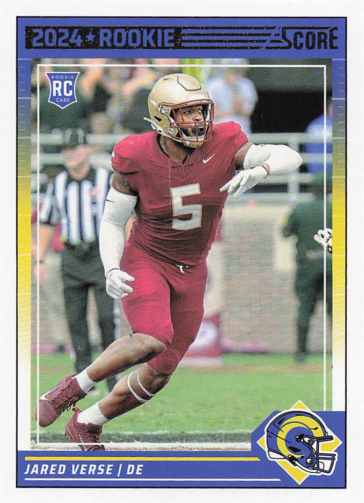 2024 Score Football Jared Verse #312 Rookie