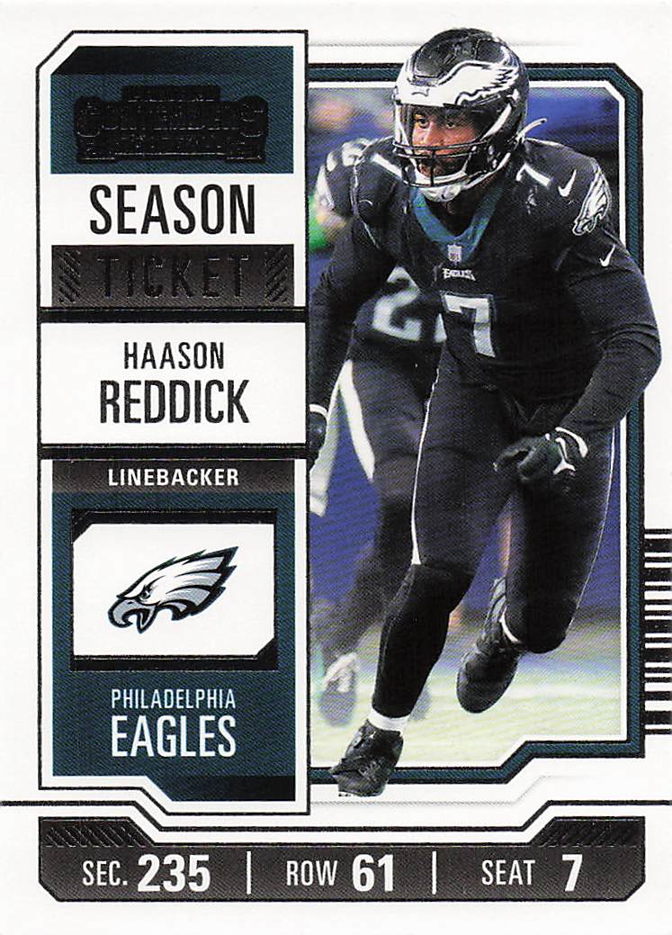 2023 Panini Contenders Football Season Ticket Retail Haason Reddick #80