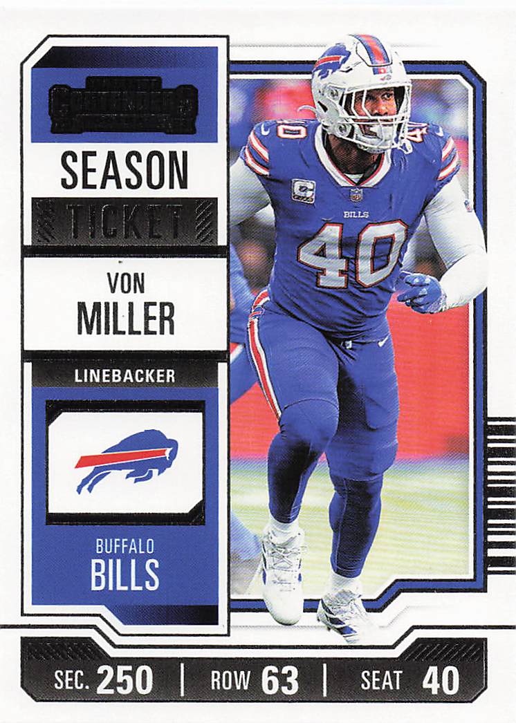 2023 Panini Contenders Football Season Ticket Retail Von Miller #13