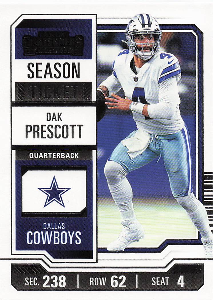 2023 Panini Contenders Football Season Ticket Retail Dak Prescott #28