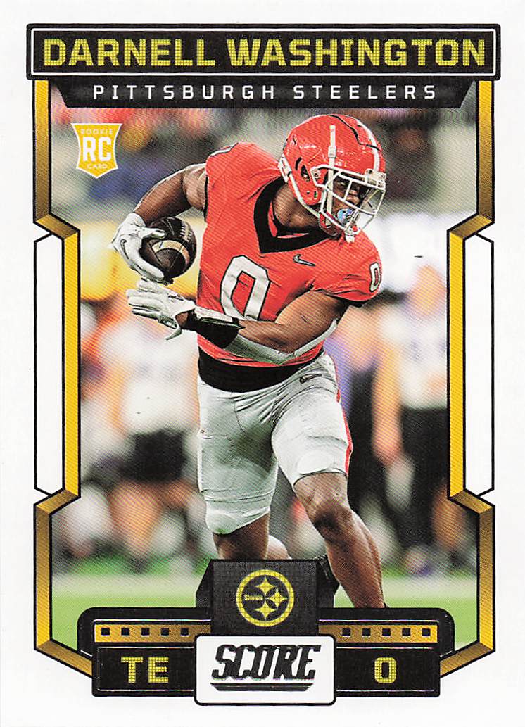 2023 Score Football Darnell Washington #339 Rookie