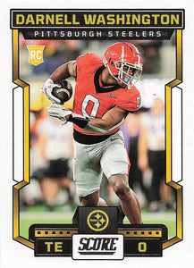 2023 Score Football Darnell Washington #339 Rookie