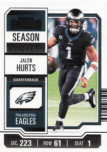 2023 Panini Contenders Football Jalen Hurts #81