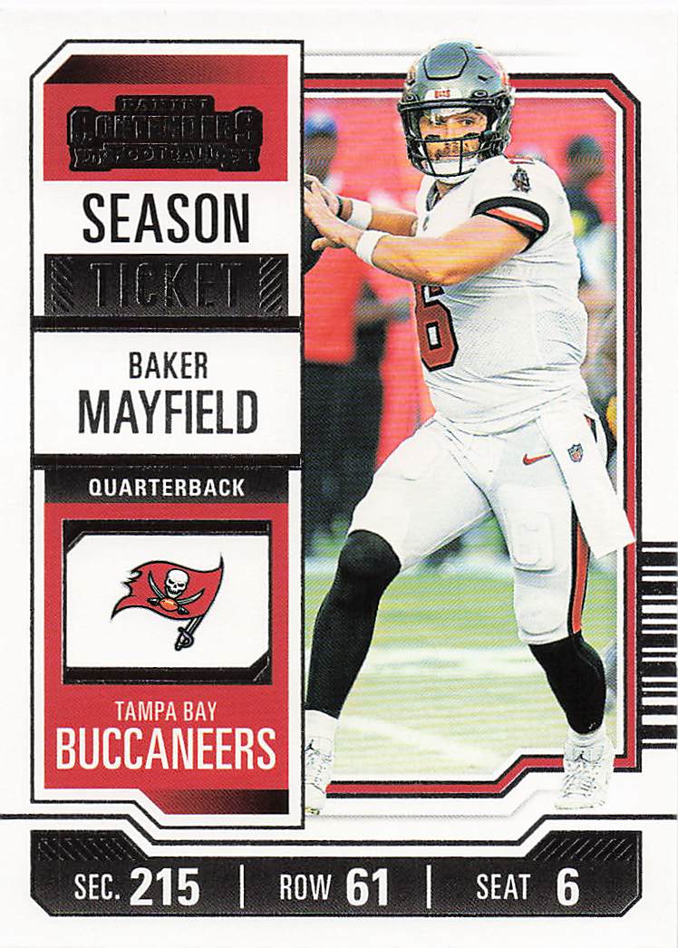 2023 Panini Contenders Football Season Ticket Retail Baker Mayfield #92