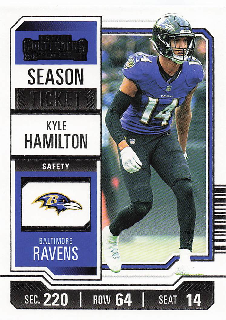 2023 Panini Contenders Football Kyle Hamilton #8