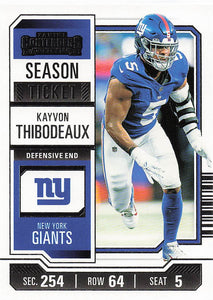 2023 Panini Contenders Football Kayvon Thibodeaux #76