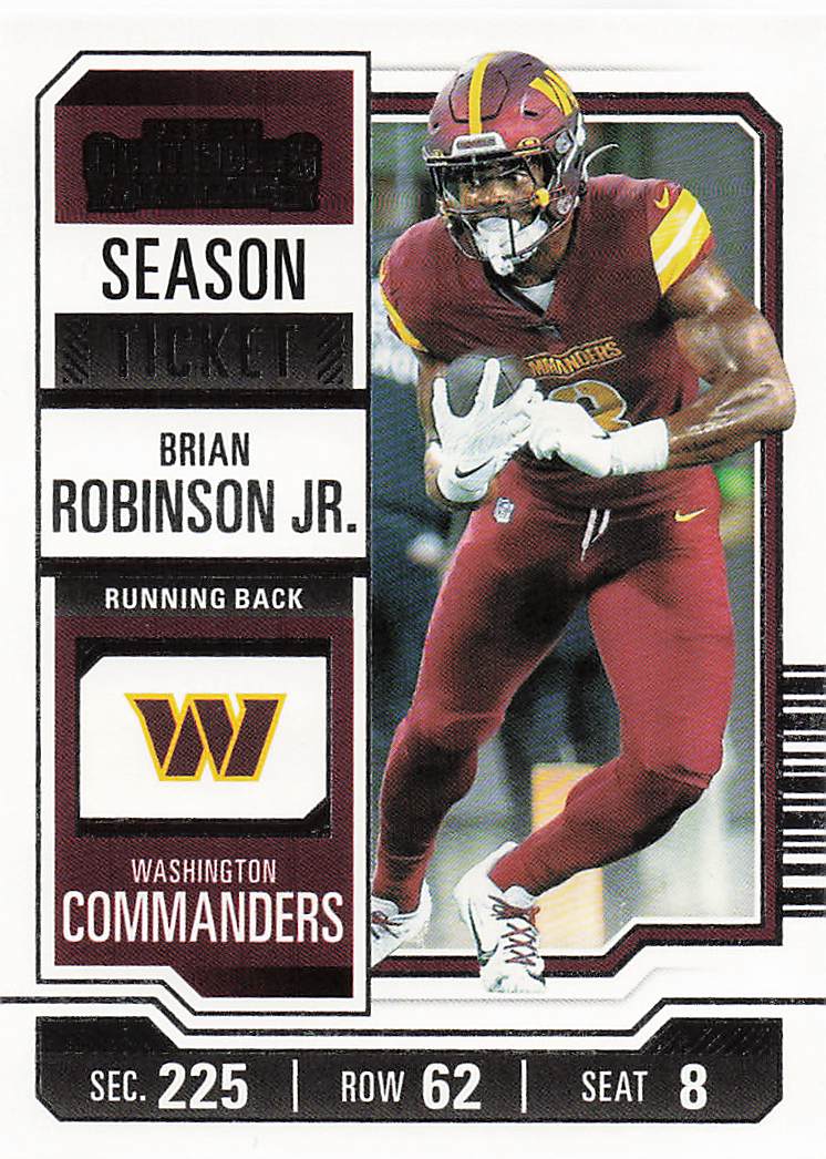 2023 Panini Contenders Football Brian Robinson Jr. #98
