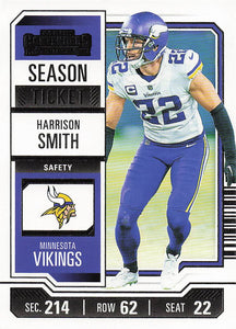 2023 Panini Contenders Football Harrison Smith #66