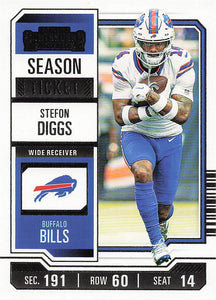 2023 Panini Contenders Football Season Ticket Retail Stefon Diggs #12