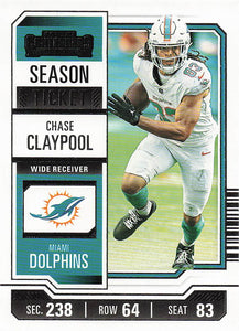2023 Panini Contenders Football Chase Claypool #17