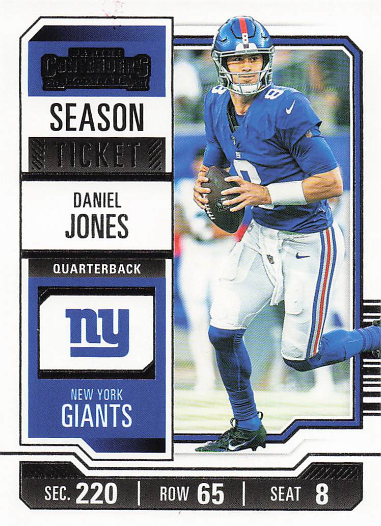 2023 Panini Contenders Football Daniel Jones #75