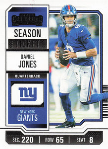 2023 Panini Contenders Football Daniel Jones #75