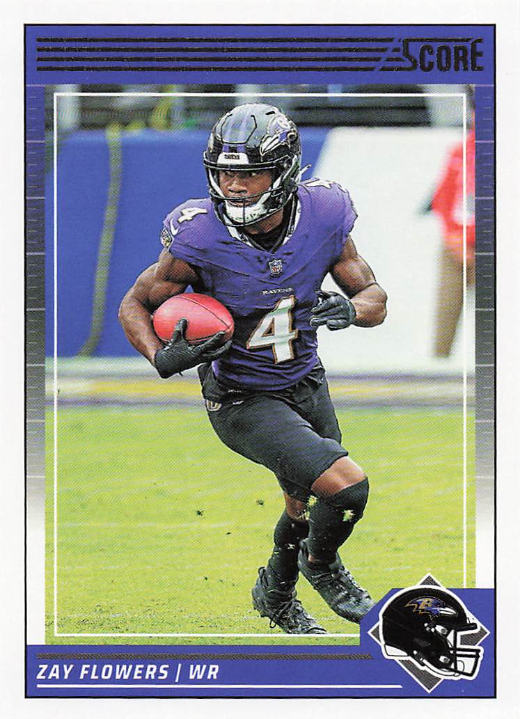 2024 Score Football Zay Flowers #23