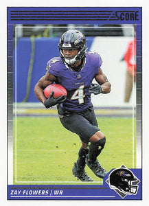 2024 Score Football Zay Flowers #23
