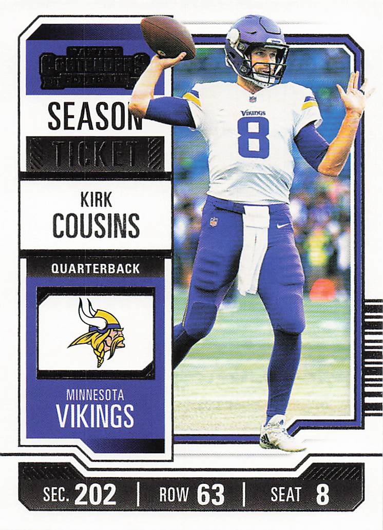 2023 Panini Contenders Football Kirk Cousins #68