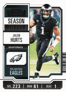 2023 Panini Contenders Football Jalen Hurts #81
